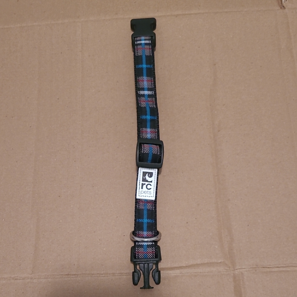 Size Small RC Pets Plaid Dog Collar